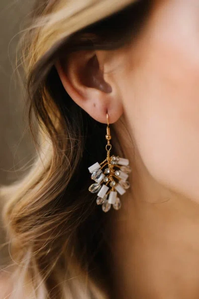 Poppy Lane Leighton Bridal Earrings In Metallic