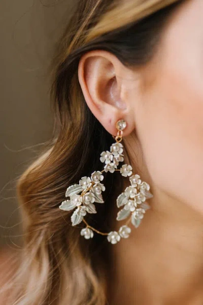 Poppy Lane Lola Bridal Earrings In Metallic