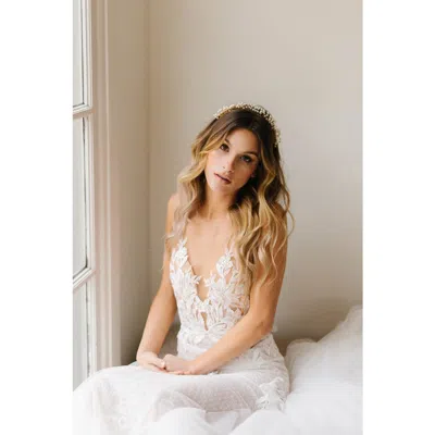 Poppy Lane Thea Bridal Tiara In Gold