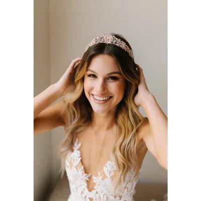 Poppy Lane Venus Bridal Tiara In Gold