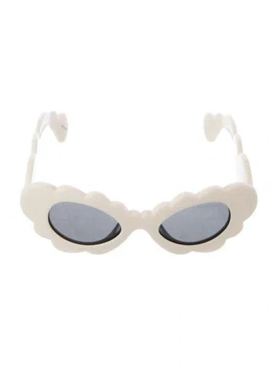 Pre-owned Poppy Lissiman Cat-eye Tinted Sunglasses In Neutral