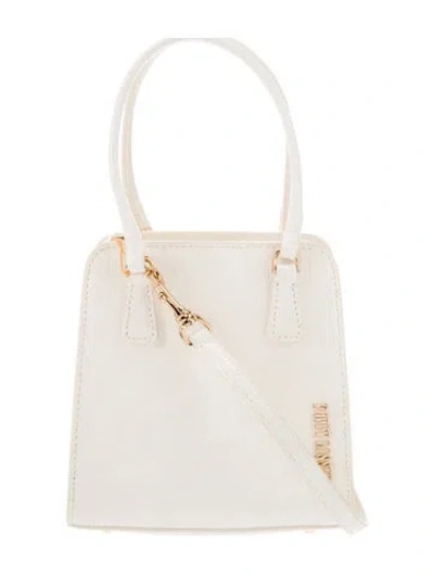 Pre-owned Poppy Lissiman Leather Top Handle Bag W/ Tags In White