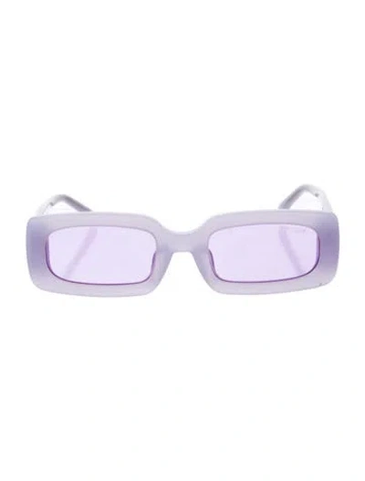 Pre-owned Poppy Lissiman Marteeni Square Sunglasses In Purple