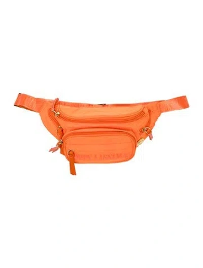 Pre-owned Poppy Lissiman Nylon Belt Bag In Orange