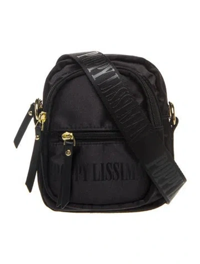 Pre-owned Poppy Lissiman Nylon Crossbody Bag In Black
