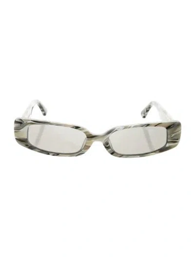 Pre-owned Poppy Lissiman Square Tinted Sunglasses In Neutral