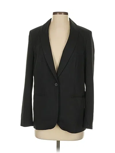 Pre-owned Popsugar Blazer Jacket In Black