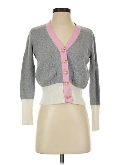 Pre-owned Popsugar Cardigan Sweater In Gray