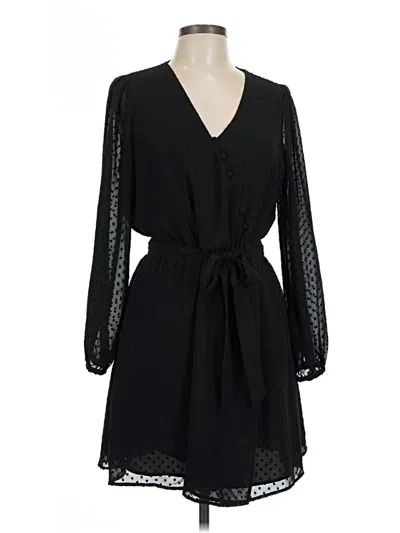 Pre-owned Popsugar Casual Dress In Black