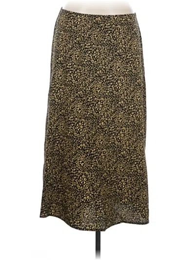 Pre-owned Popsugar Casual Skirt In Gold