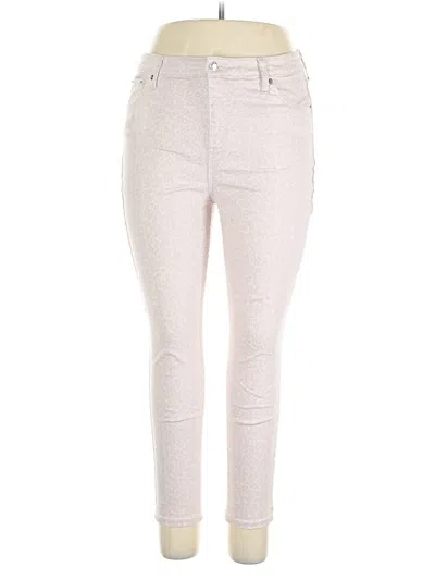 Pre-owned Popsugar Jeggings In White