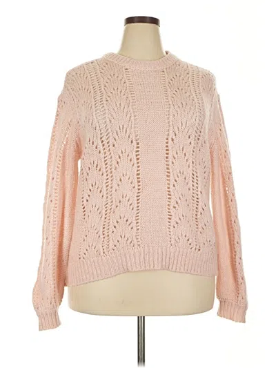 Pre-owned Popsugar Pullover Sweater In Pink