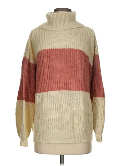 Pre-owned Popsugar Turtleneck Sweater In Brown