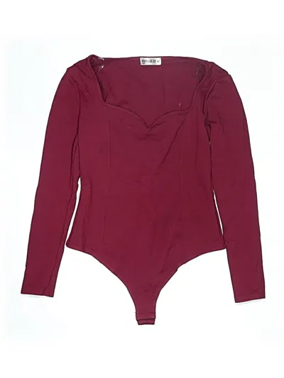 Pre-owned Popular 21 Bodysuit In Burgundy