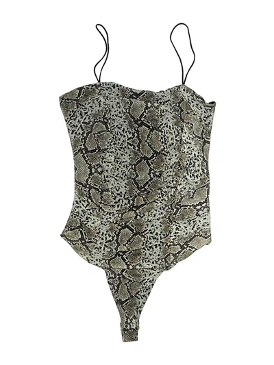 Pre-owned Popular 21 Bodysuit In Silver