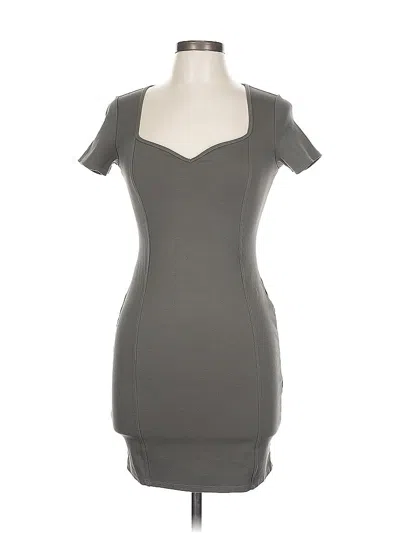 Pre-owned Popular 21 Casual Dress In Gray