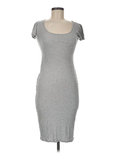Pre-owned Popular 21 Casual Dress In Gray