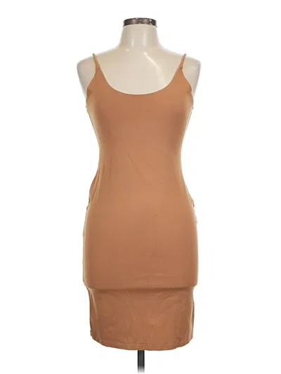 Pre-owned Popular 21 Casual Dress In Tan