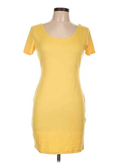 Pre-owned Popular 21 Casual Dress In Yellow