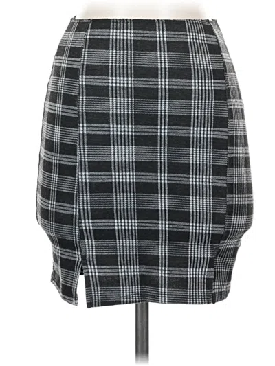 Pre-owned Popular 21 Casual Skirt In Gray