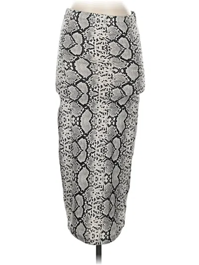 Pre-owned Popular 21 Casual Skirt In Silver