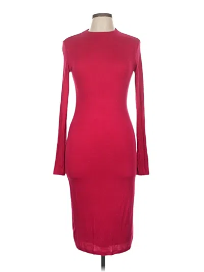 Pre-owned Popular 21 Cocktail Dress In Burgundy