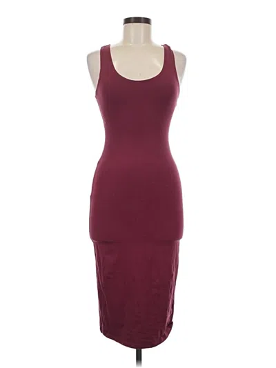 Pre-owned Popular 21 Cocktail Dress In Burgundy