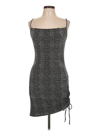 Pre-owned Popular 21 Cocktail Dress In Gray