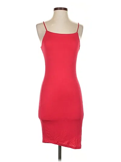 Pre-owned Popular 21 Cocktail Dress In Red
