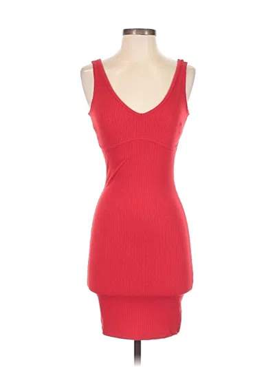 Pre-owned Popular 21 Cocktail Dress In Red