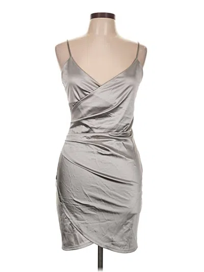 Pre-owned Popular 21 Cocktail Dress In Silver
