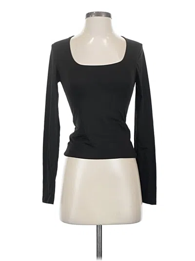 Pre-owned Popular 21 Long Sleeve T-shirt In Black