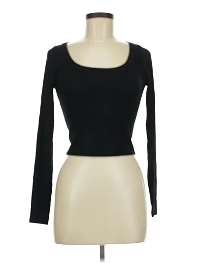 Pre-owned Popular 21 Long Sleeve T-shirt In Black