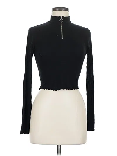 Pre-owned Popular 21 Long Sleeve Turtleneck In Black