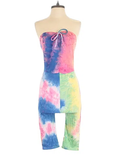 Pre-owned Popular 21 Romper In Pink