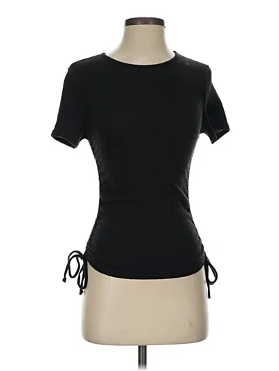 Pre-owned Popular 21 Short Sleeve Top Black Boatneck Tops