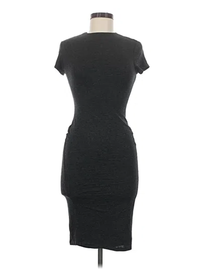 Pre-owned Popular 21 Short Sleeve Top Black Keyhole Neckline Tops