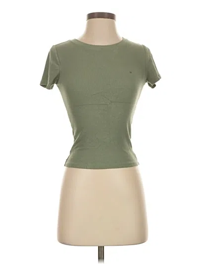 Pre-owned Popular 21 Short Sleeve T-shirt In Green