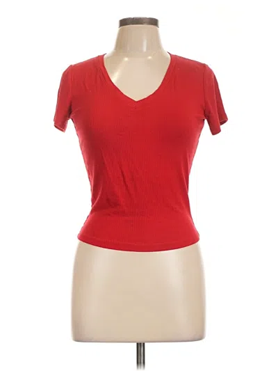 Pre-owned Popular 21 Short Sleeve T-shirt In Red