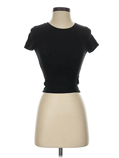 Pre-owned Popular 21 Short Sleeve Turtleneck In Black