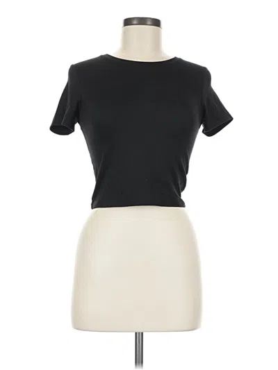 Pre-owned Popular 21 Short Sleeve Turtleneck In Black