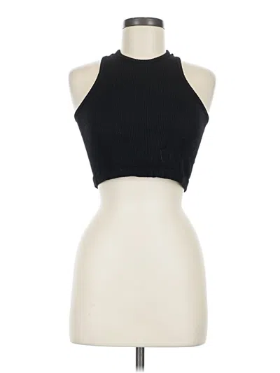 Pre-owned Popular 21 Tank Top Black Halter Neckline Tops