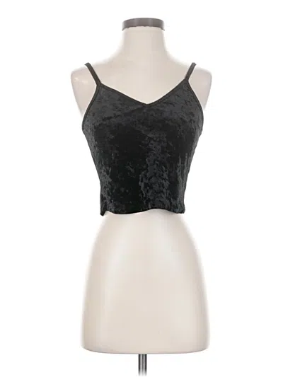 Pre-owned Popular 21 Tank Top Black Strapless Neckline Tops