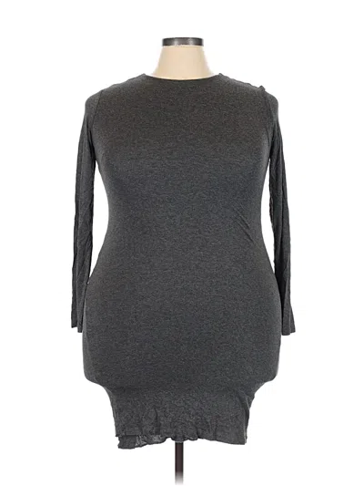 Pre-owned Popular Basics Casual Dress In Gray