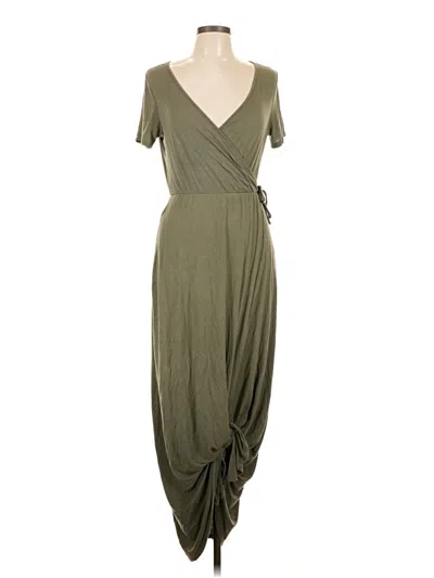 Pre-owned Popular Basics Casual Dress In Green