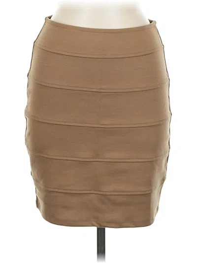 Pre-owned Popular Basics Casual Skirt In Brown