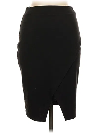 Pre-owned Popular Basics Formal Skirt In Black
