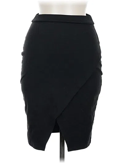 Pre-owned Popular Basics Formal Skirt In Black