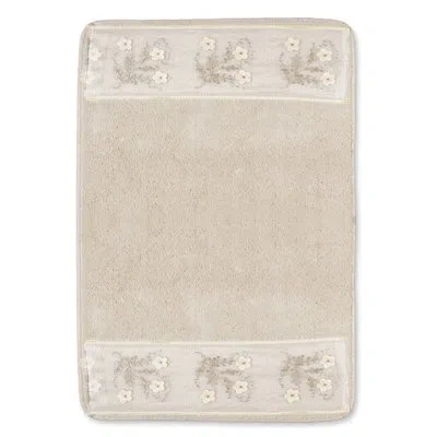 Popular Bath Bloomfield Beige Rectangle Non-slip Bath Rug