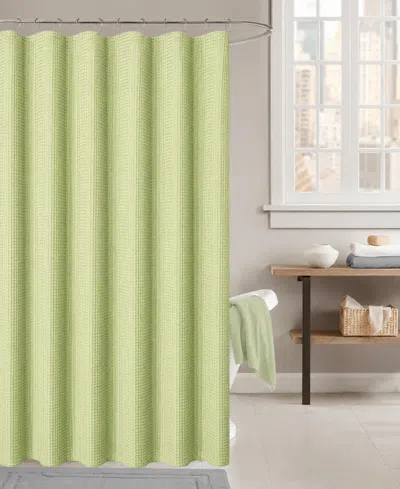 Popular Bath Conrad Water-resistant Shower Curtain, 70" X 72" In Green